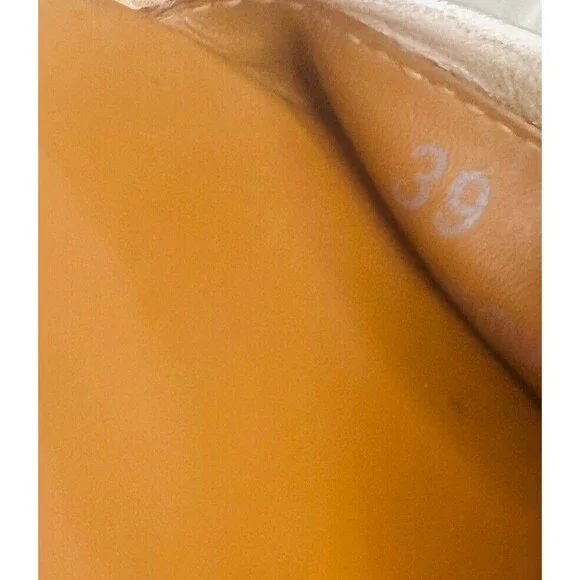 See By Chloe Glyn Platform Sandal Womens 39 US 8 Metallic Silver Espadrilles - Picture 9 of 11